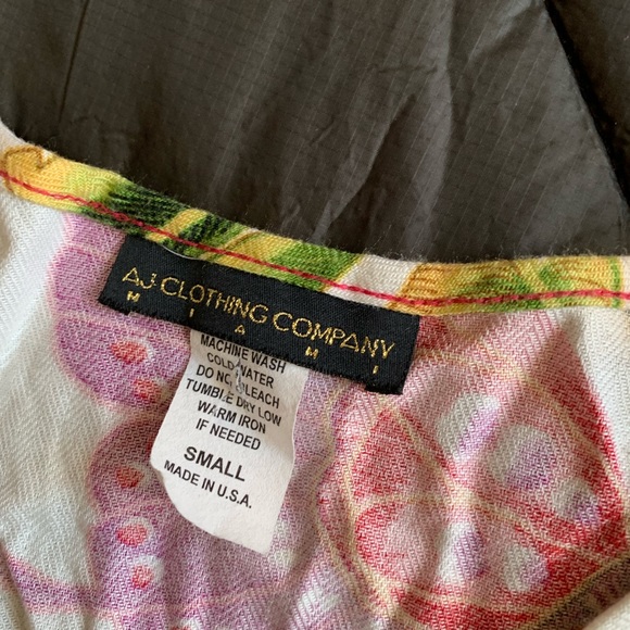 AJ CLOTHING COMPANY PJ Tank Top 3/4 Pants Sleepwear 2 Piece Set Size Small EUC - Picture 6 of 12